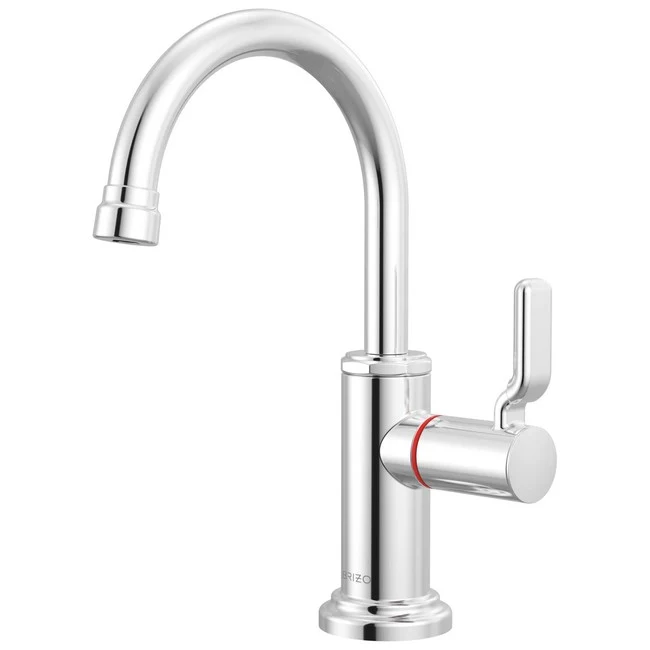 Brizo - Faircroft Instant Hot Faucet with Arc Spout and Industrial Lever Handle Chrome