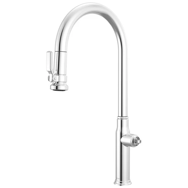 Brizo - Faircroft Pull-Down Faucet with Arc Spout - Less Handle Chrome