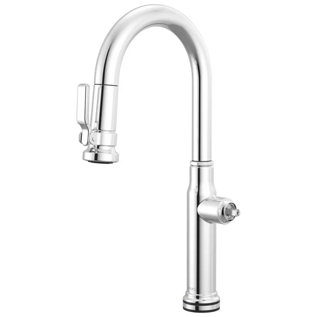 Brizo - Faircroft SmartTouch Pull-Down Prep Faucet with Arc Spout - Less Handle Chrome