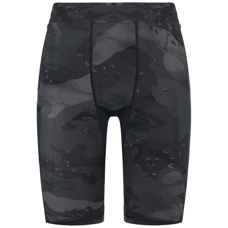 Under Amour Project Rock Mens Black Camo Compression Shorts S