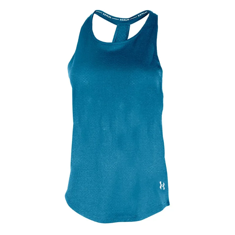 Regata de Corrida Feminina Under Armour Streaker Tank BRZ 2GG Azul