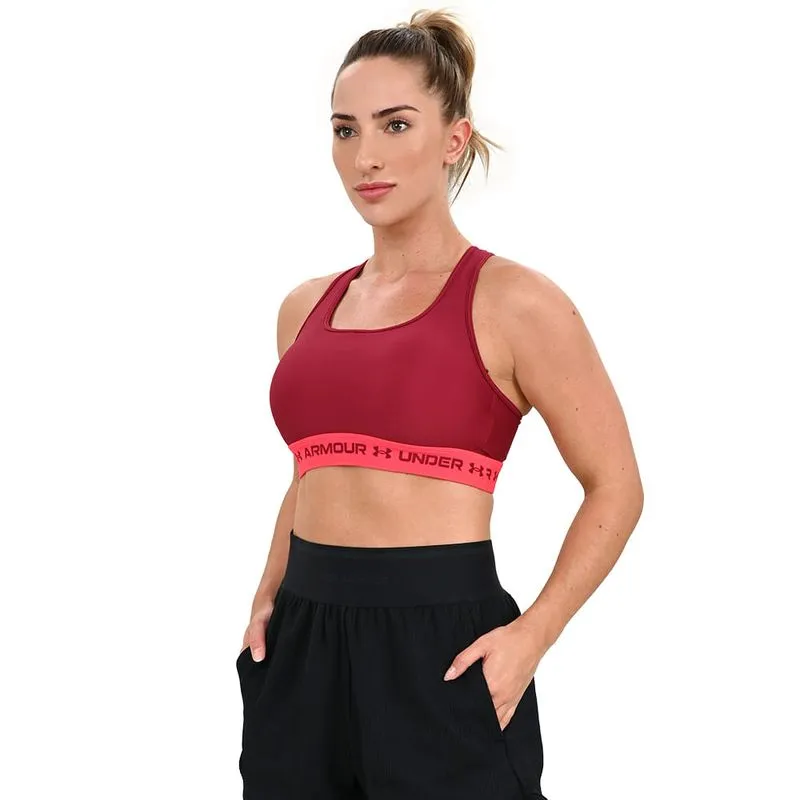 Top de Treino Feminino Under Armour Crossback Mid M / Rosa