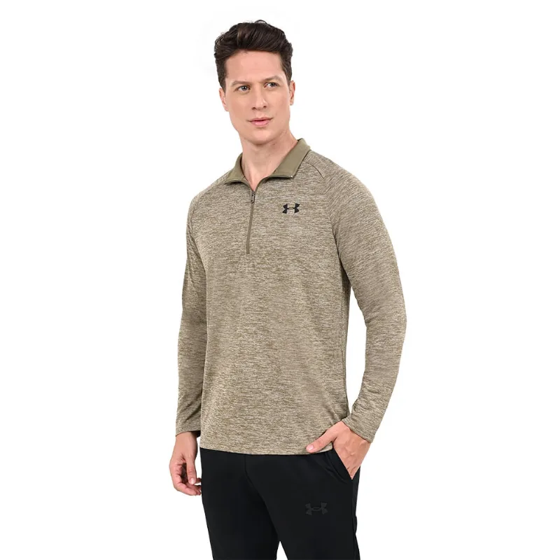 Camiseta Manga Longa de Treino Masculina Under Armour Tech 2.0 P Cinza
