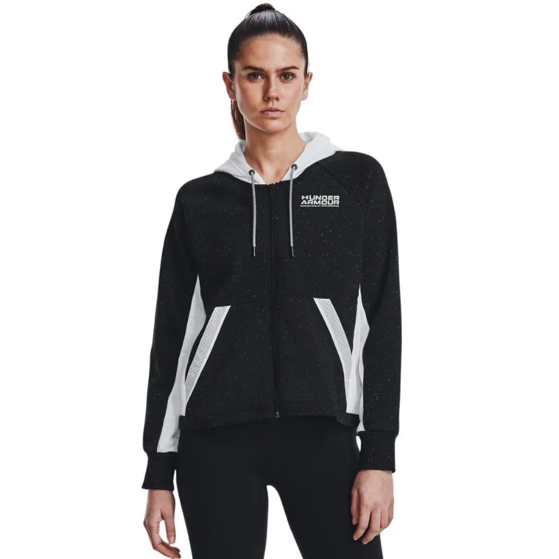 Moletom de Treino Feminino Under Armour Rival com Capuz G Preto