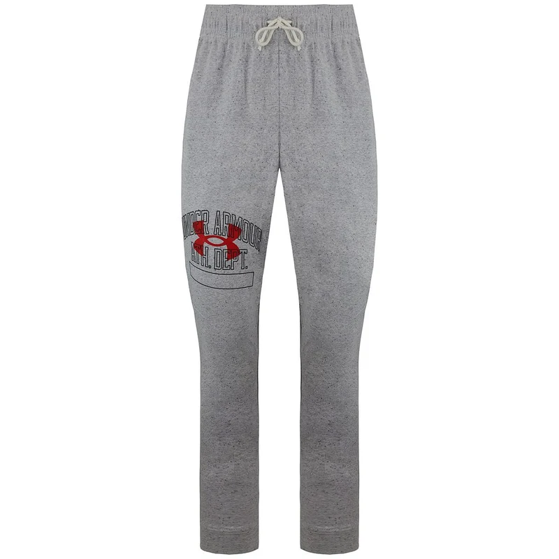 Under Armour Rival Terry Athletic Departament Mens Grey Track Pants XL