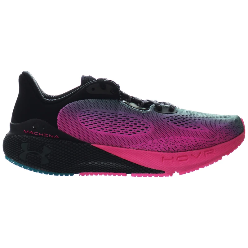 Under Armour Machina 3 Daylight Mens Black/Pink Running Shoes 8.5