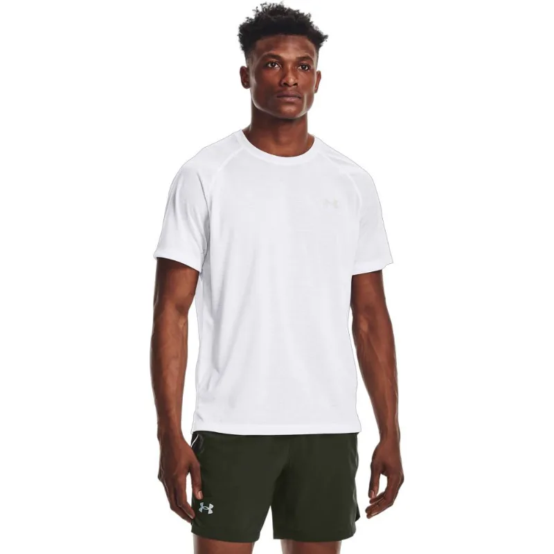 Camiseta de Corrida Masculina Under Armour Streaker GG Branco