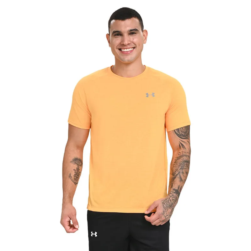 Camiseta de Corrida Masculina Under Armour Streaker SS GG Amarelo