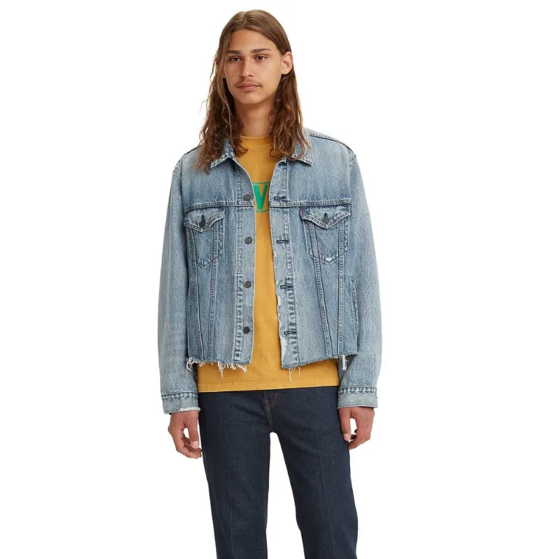 Jaqueta Jeans Levi's Blanket Back Trucker L