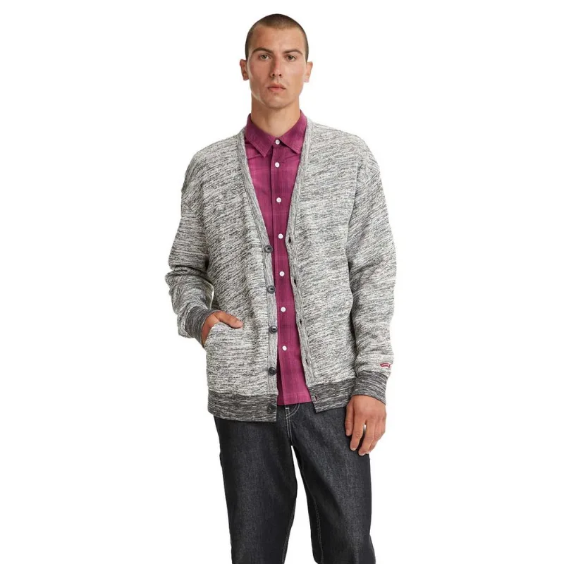 Cardigan Levis Mission Snit Cinza PP