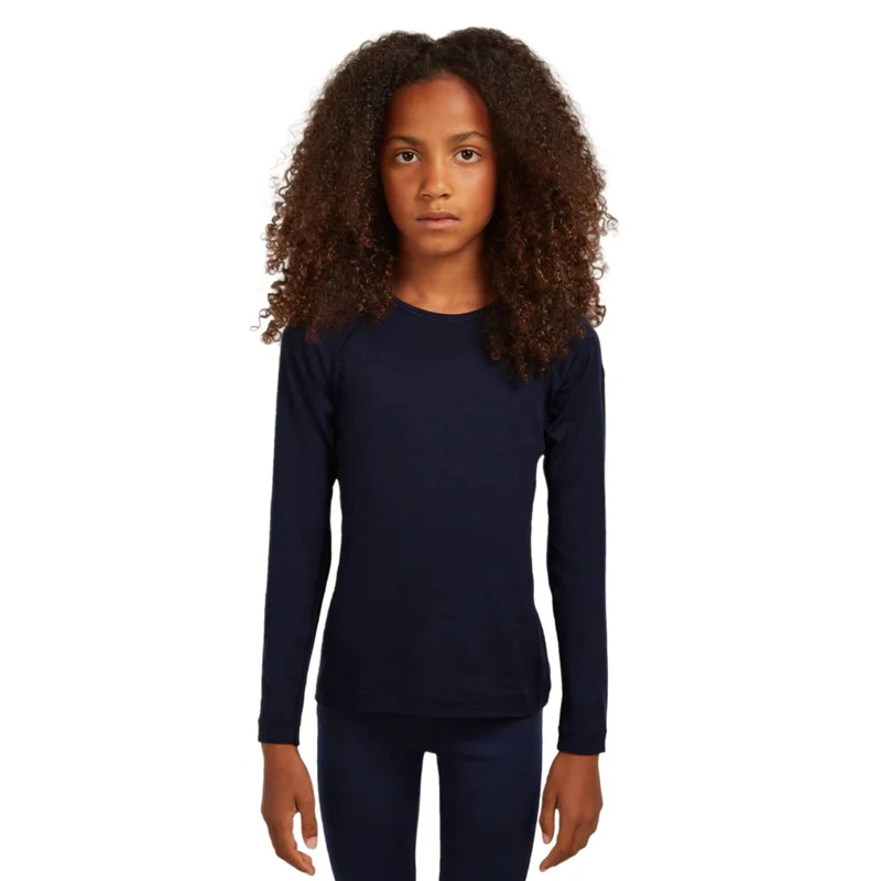 Icebreaker 200 Oasis Kids LS Crewe Midnight Navy / 5