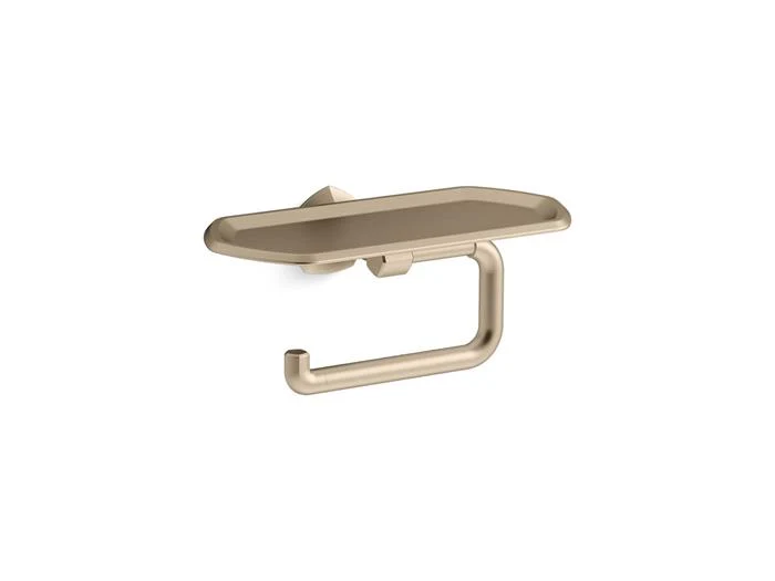 Kohler - Occasion Covered Toilet Tissue Holder Vibrant Brushed Bronze