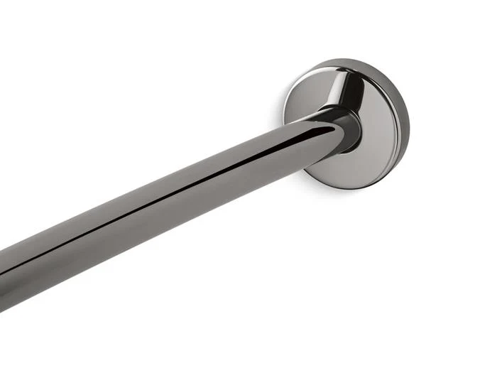 Kohler - Expanse Curved Shower Rod - Contemporary Vibranta Titanium