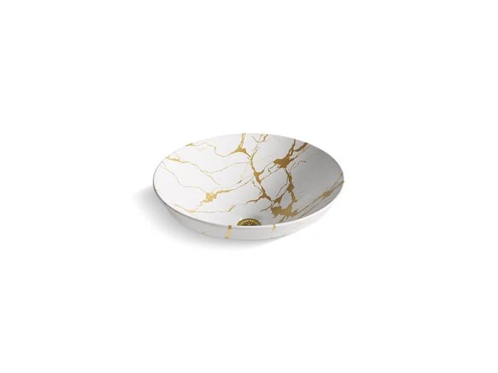 Kohler - Aureus Round Semi-Recessed Vessel