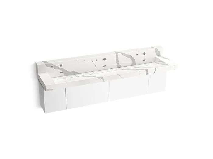 Kohler - Constellation Vanity 90, Trough Wm Iconic White