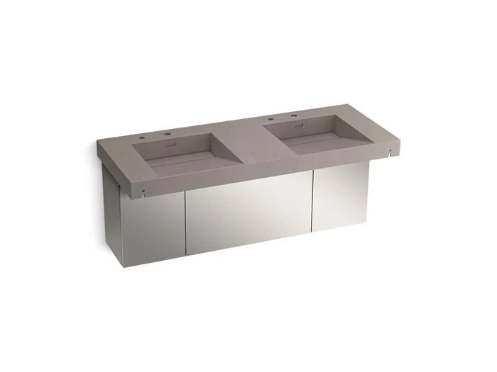 Kohler - Constellation Vanity 60, Basin Dm Ash Concrete