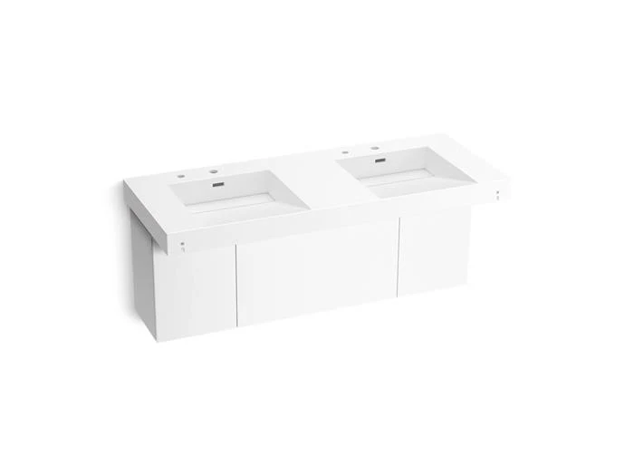 Kohler - Constellation Vanity 60, Basin Dm Glacier White