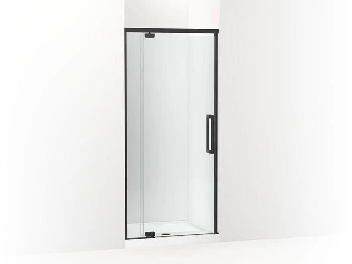 Kohler - Statement 76 Inch H Pivot Shower Door With 5/16 Inch-Thick Glass 76H X 32-36W Cc Matte Black