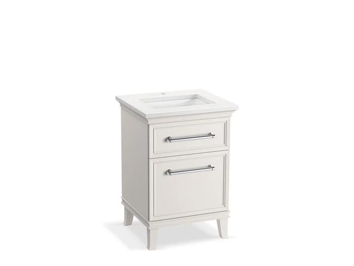 Kohler - Artifacts 24 Vanity Combo Linen White, Mmw, Polished Chrome