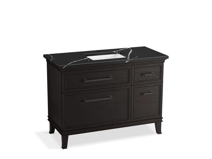Kohler - Artifacts 48 Vanity Combo Carbon Oak, Emq, Matte Black