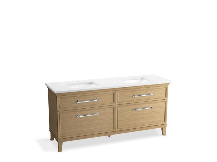 Kohler - Artifacts 72 Vanity Combo Light Oak, Mmw, Polished Chrome