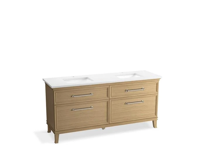 Kohler - Artifacts 72 Vanity Combo Light Oak, Mmw, Brushed Nickel