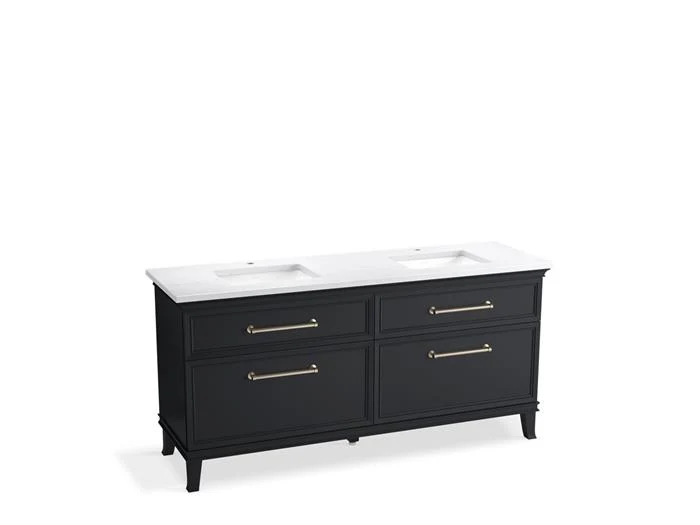 Kohler - Artifacts 72 Vanity Combo Slate Grey, Est, Brushed Nickel