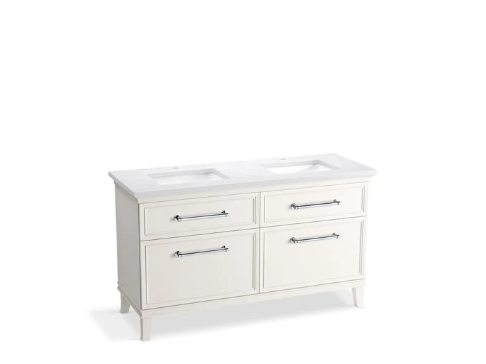 Kohler - Artifacts 60 Vanity Combo Linen White, Est, Polished Chrome