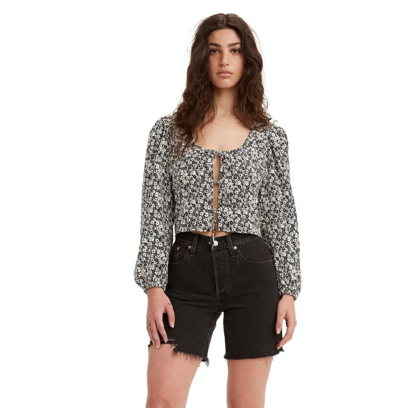 Blusa Levis Embry Tie Blouse Estampado Blusa Levis Embry Tie Blouse EGG