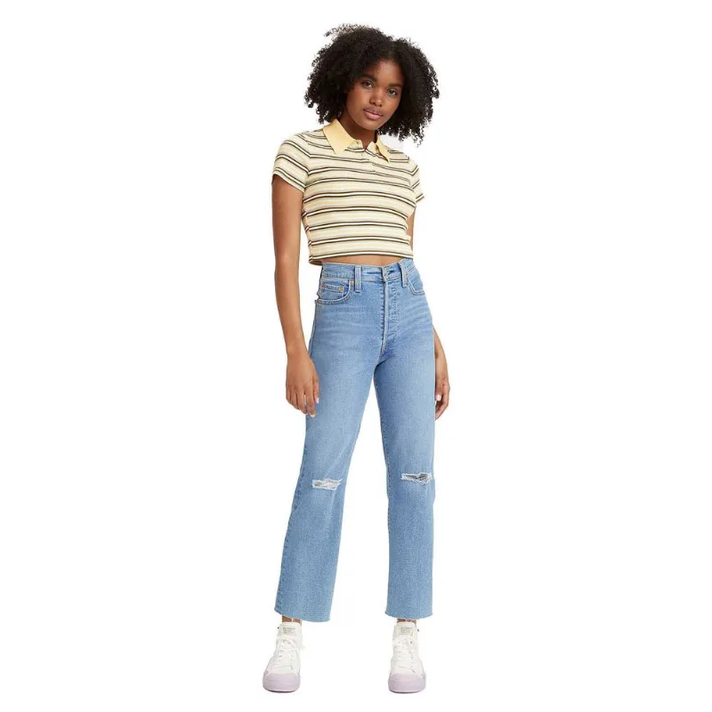 Calça Jeans Levis Ribcage Straight Ankle 43