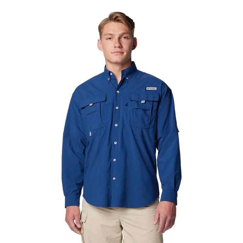 Camisa Columbia Masculina Manga Longa Bahama™ II CARBON PEQ