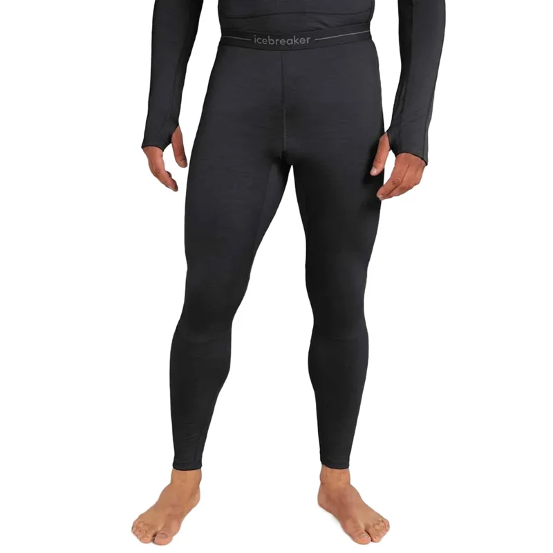 Icebreaker 200 ZoneKnit Mens Leggings Black / XL