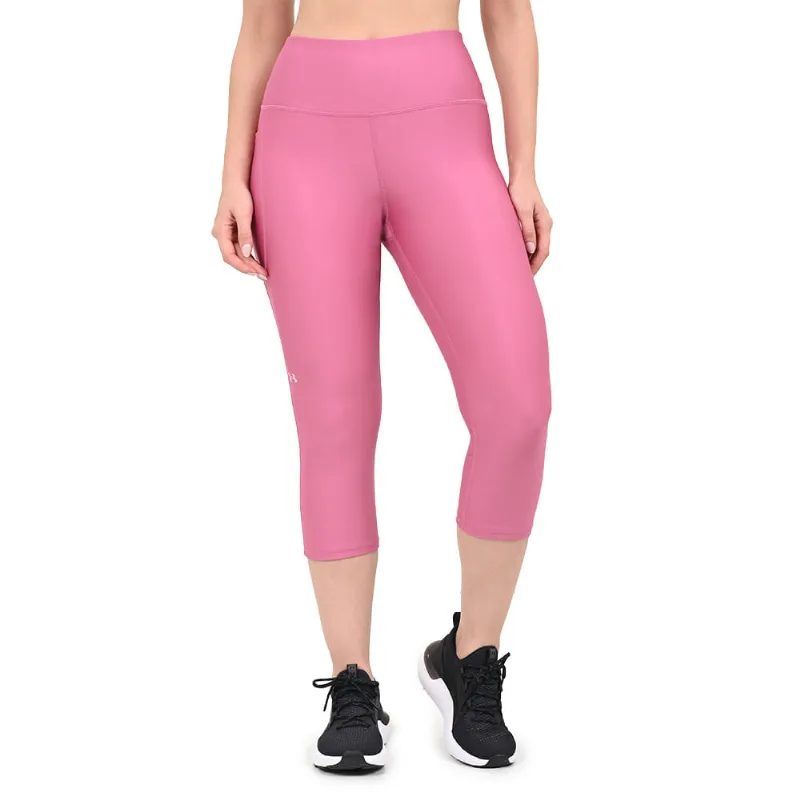 Calça Legging Capri de Treino Feminina Under Armour HG Armour Hi NS PP Rosa
