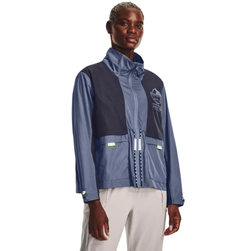 Jaqueta de Treino Feminino Under Armour Rum Storm P Roxo