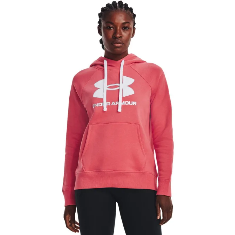 Moletom de Treino Feminino Under Armour Rival Fleece BL GG Vermelho