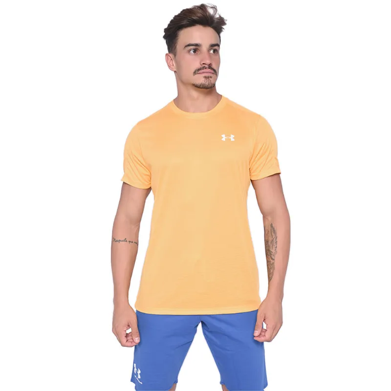 Camiseta de Corrida Masculina Under Armour Speed Stride M Laranja