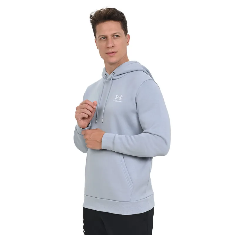 Moletom Masculino Under Armour Essential Fleece GG Cinza