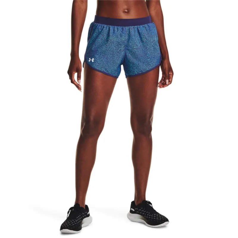 Shorts de Corrida Feminino Under Armour Fly By 2.0 Printed M Azul