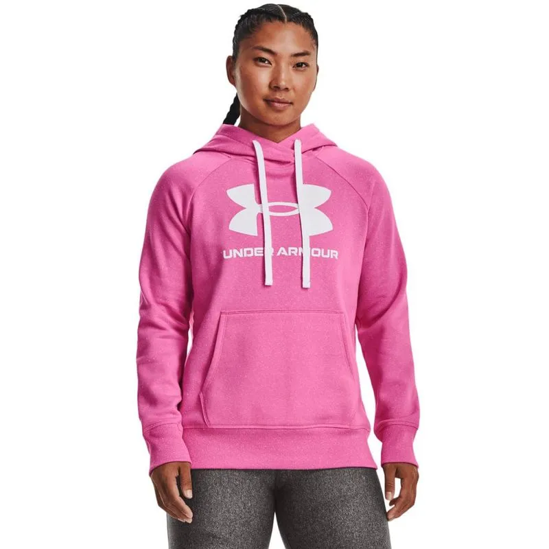 Moletom de Treino Feminino Under Armour Rival Fleece Logo Hoodie P / Rosa