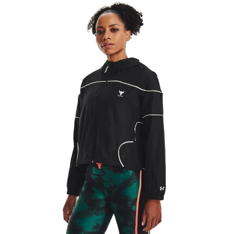 Jaqueta de Treino Feminina Under Armour Project Rock Brahma J PP Preto