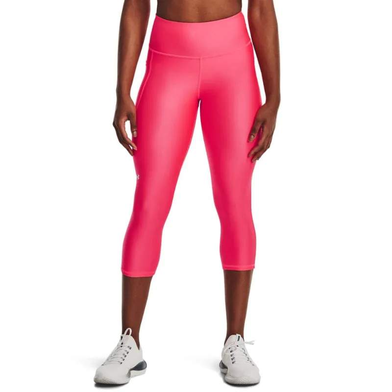 Calça Legging Capri de Treino Feminina Under Armour HG Armour Hi NS M Rosa