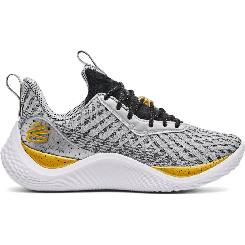 Tênis de Basquete Masculino Under Armour Curry 10 Young Wolf 45 / Cinza