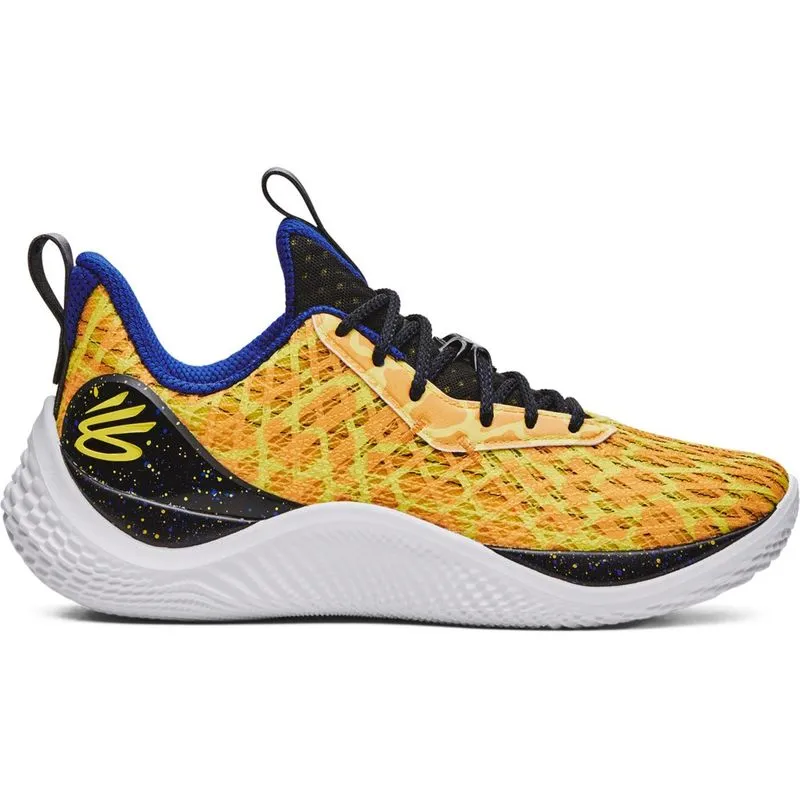 Tênis de Basquete Masculino Under Armour Curry 10 Bang Bang 39 Amarelo