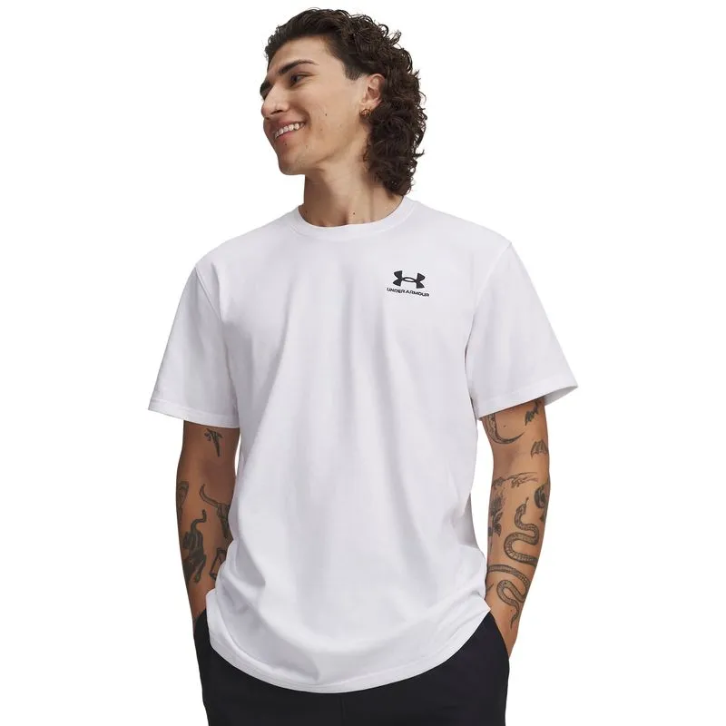 UA M LOGO EMB HEAVYWEIGHT SS M