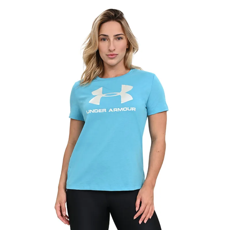 Camiseta de Treino Feminina Under Armour Live Sportstyle P Azul