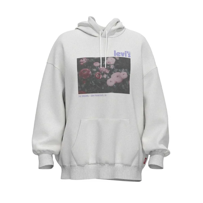 Moletom Levis PRISM HOODIE Branco EGG