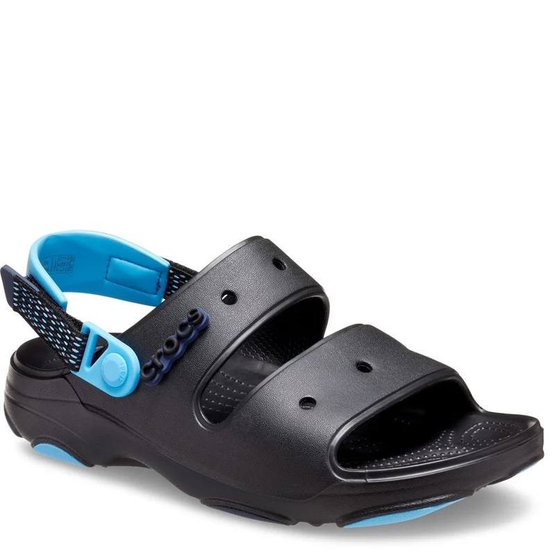 Crocs Unisex All Terrain Two Strap Sandal Black/Oxygen / 9-10