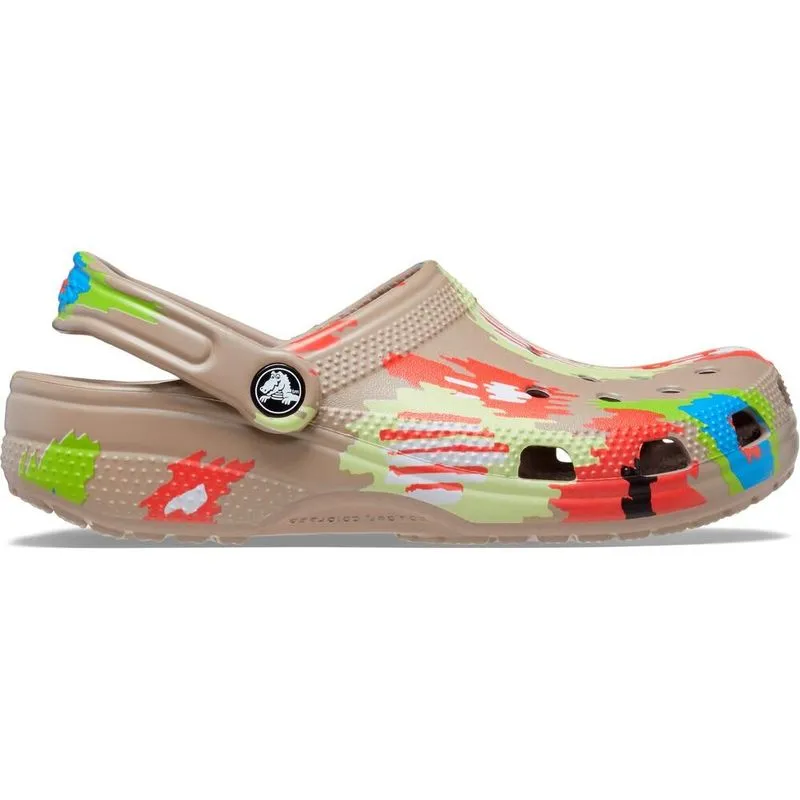 Sandália Crocs Classic Ikat Clog Mushroom/multi - 44
