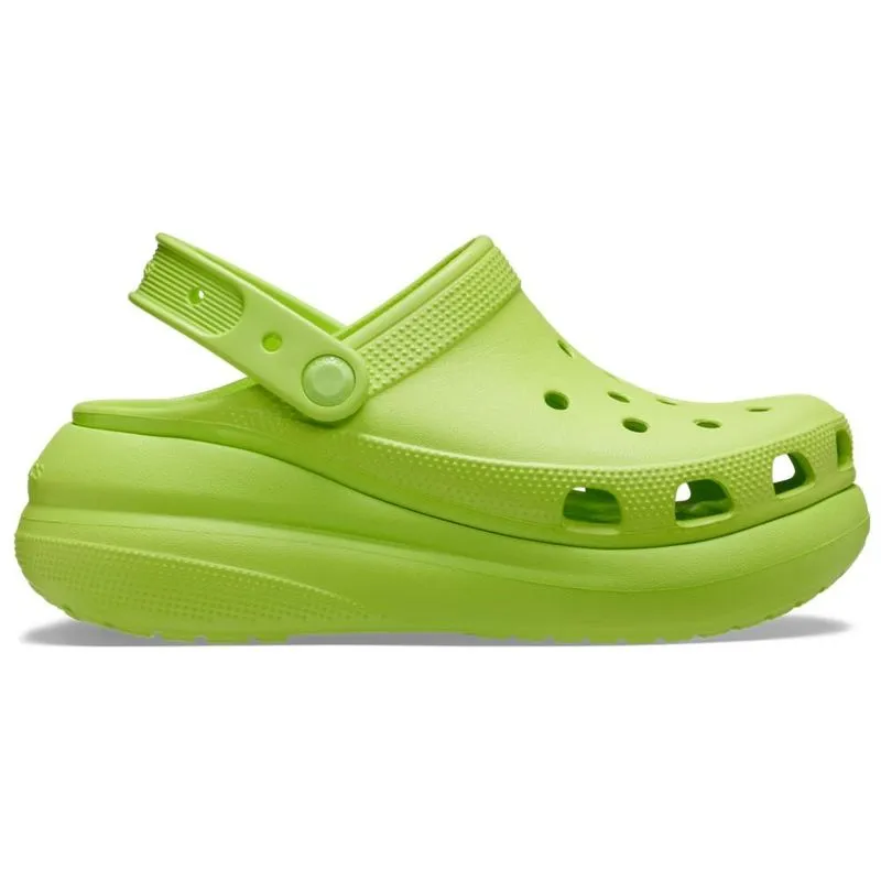 Sandália Crocs Classic Crush Platform Clog Limeade - 37