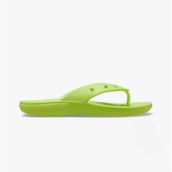 Crocs 207713-3UH CLASSIC FLIP Womens Sandals Limeade UK 7
